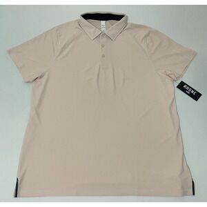 NWT Rhone Regatta Pique Polo Rose Pink Golf Performance Men's XXL